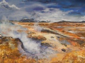 Acrylverfschilderij SISKW 2014