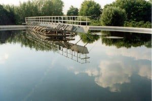 Deel van een rioolwaterzuivering