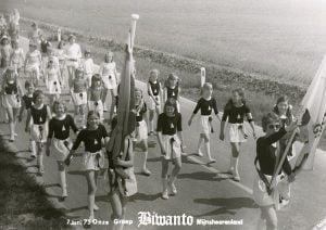 DOS op de Biwanto in 1975.