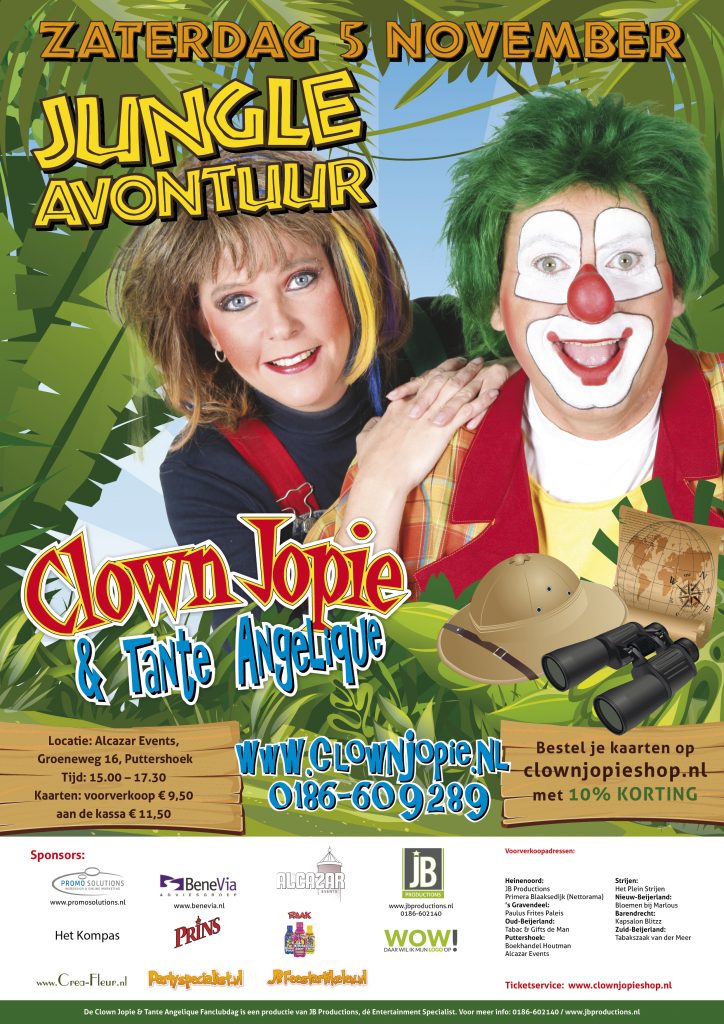 poster-jungle-avontuur-clown-jopie-en-tante-angelique