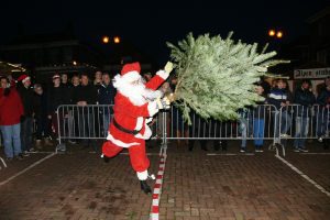kerstman-werp-boom