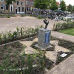 Het monument op de nieuwe plek - Foto Cobi Crucq