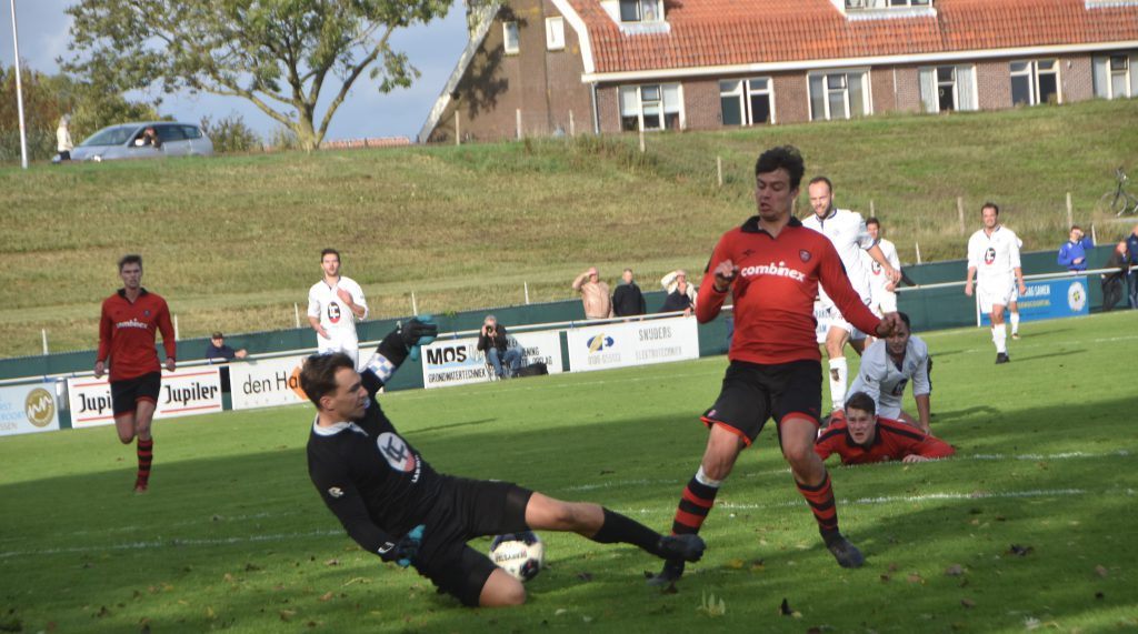 Streekderby Goudswaardse Boys tegen ZBVH eindigt in gelijkspel