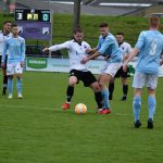 Michael Ouwens, Peter Jan Cazander in duel en Koen Witsiers - Foto Cindy Vos