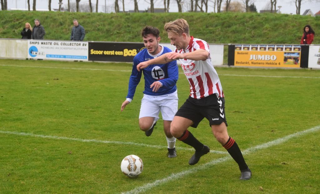 Goudswaardse Boys onderuit bij kampioenskandidaat Hekelingen