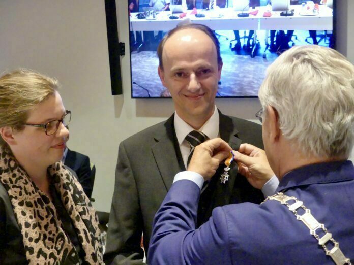 Koninklijke onderscheiding Adriaan van der Wulp