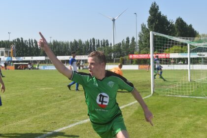 Robin Verhoeven schiet NBSVV naar de 5e klasse - Foto Sander Schilperoort
