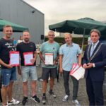 Jubileum onderscheiding en diploma’s bij de brandweer Zuid-Beijerland