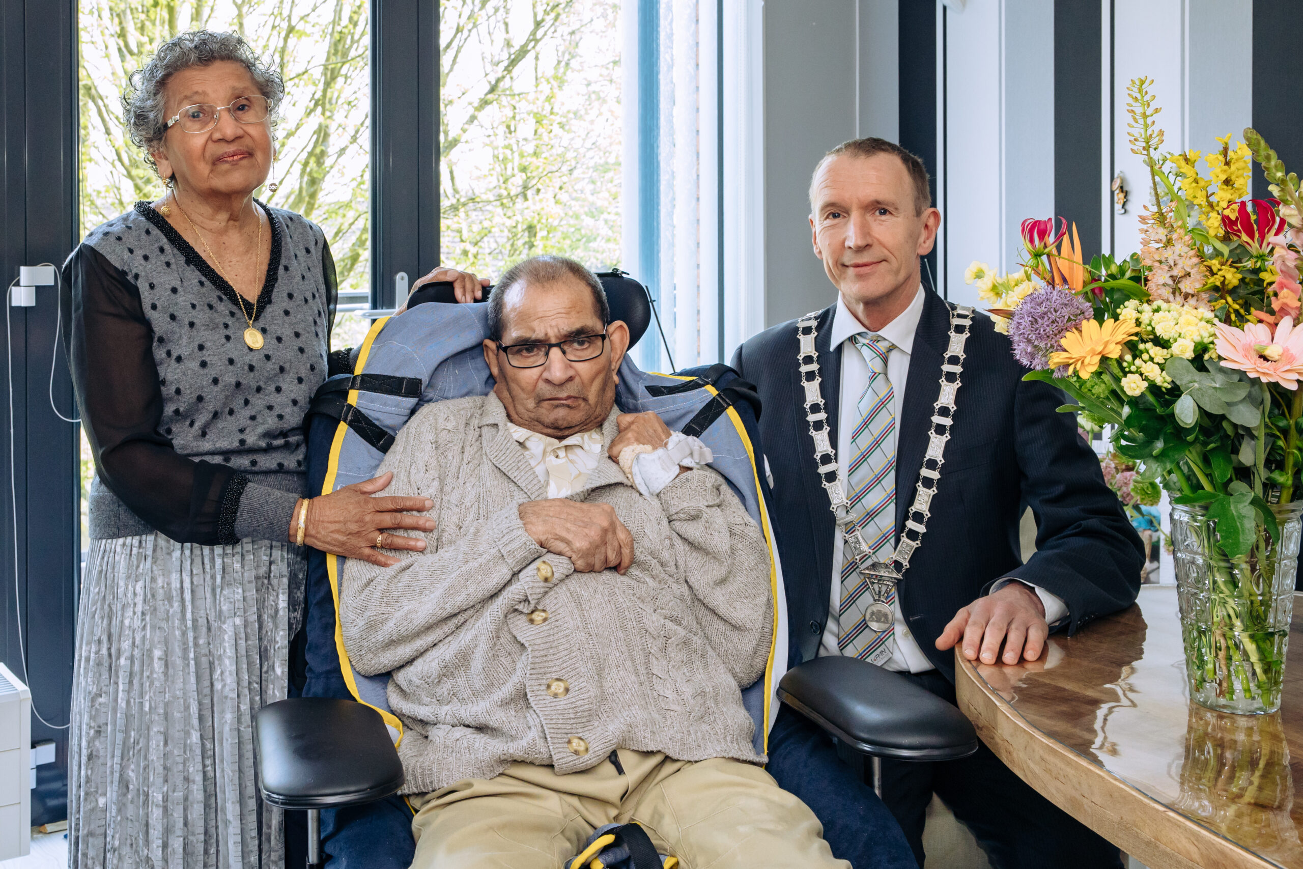 Echtpaar Chedi uit Heinenoord 65 jaar getrouwd