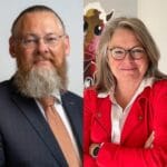 Huibert Steen die zijn oude baan als wethouder terug krijgt en Miranda den Tuinder die eerder actief was als Raadslid.