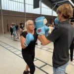 Een Hoeksche senior aan het boksen