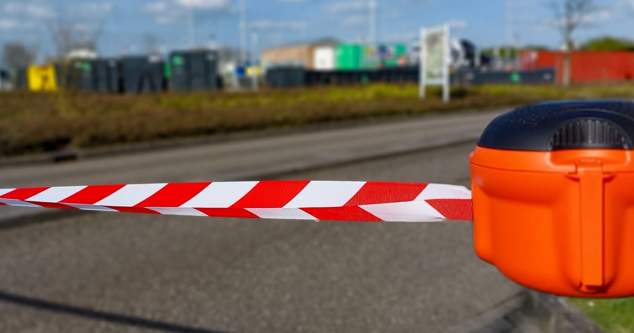 Mileustraat RAD gesloten in Westmaas door brand