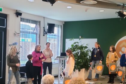 Sophie Vrijhof wint de lokale ronde van de Nationale Voorleeswedstrijd!