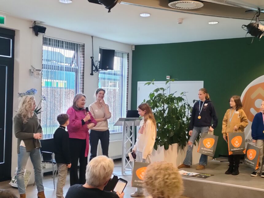 Sophie Vrijhof wint de lokale ronde van de Nationale Voorleeswedstrijd!