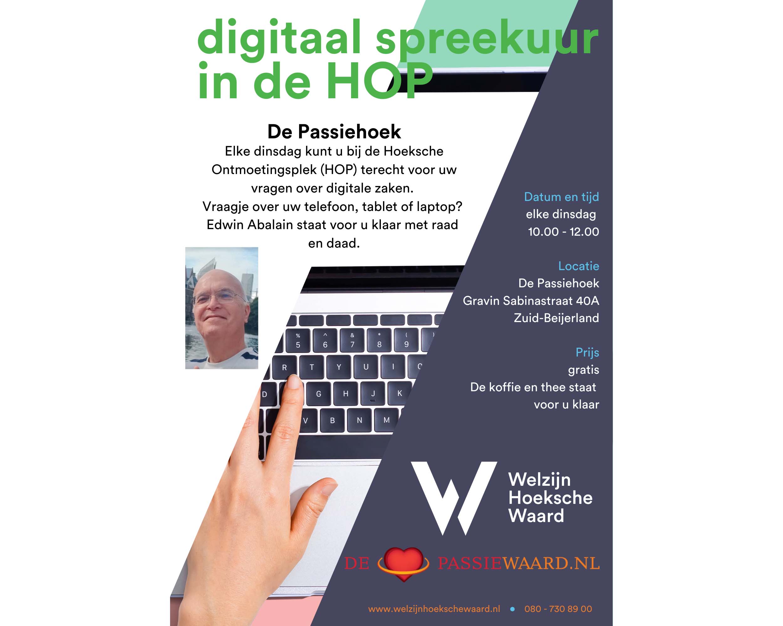 Computerhulp in de Passiehoek in Zuid-Beijerland