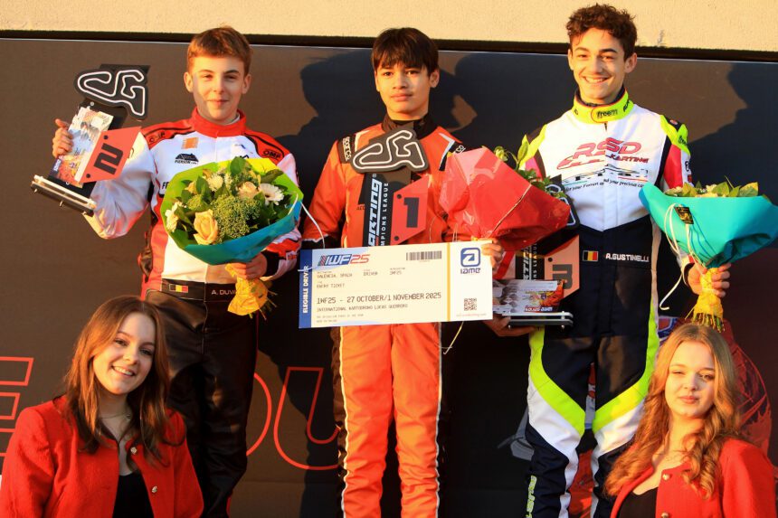 Henza Racing Team uit Oud-Beijerland pakt zege in Karting Champions League