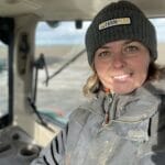 De Hoeksche boerin in haar trekker - Foto Prive