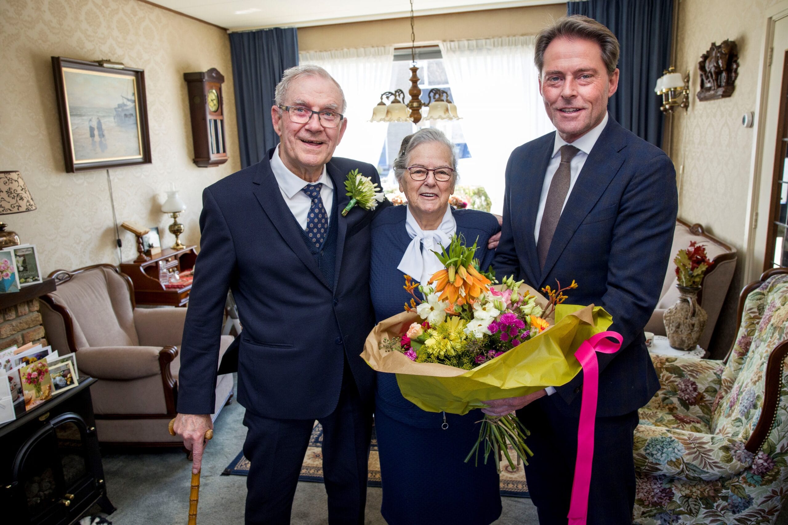 Echtpaar Put-Schelling uit Nieuw-Beijerland viert diamanten jubileum