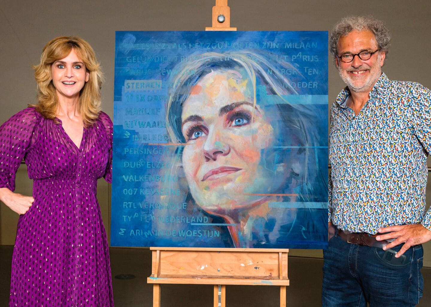 Herensoos, De Drie Lelies in Puttershoek met kunstschilder Frans van den Berg