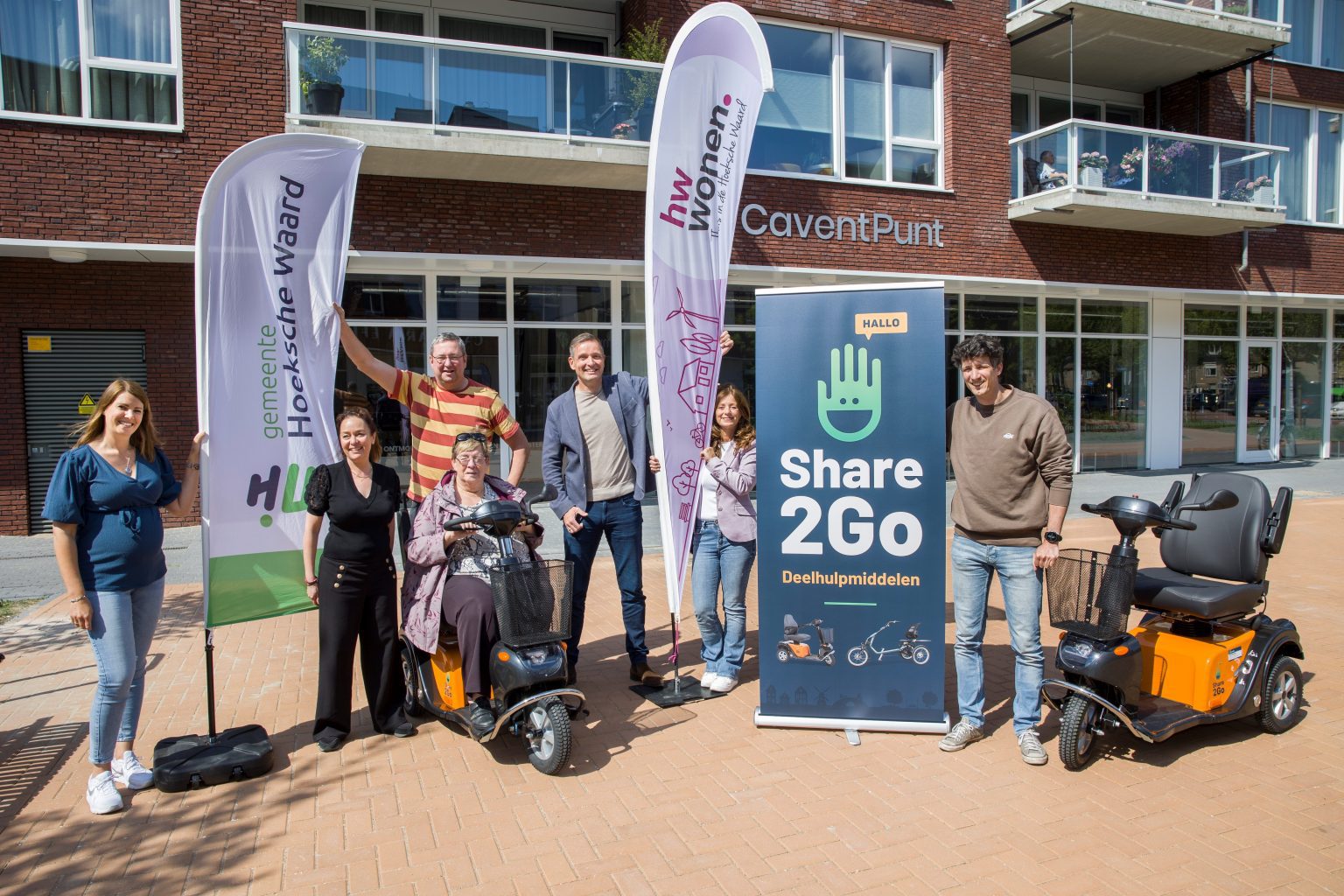Proef met delen scootmobielen voor senioren in Oud-Beijerland van start