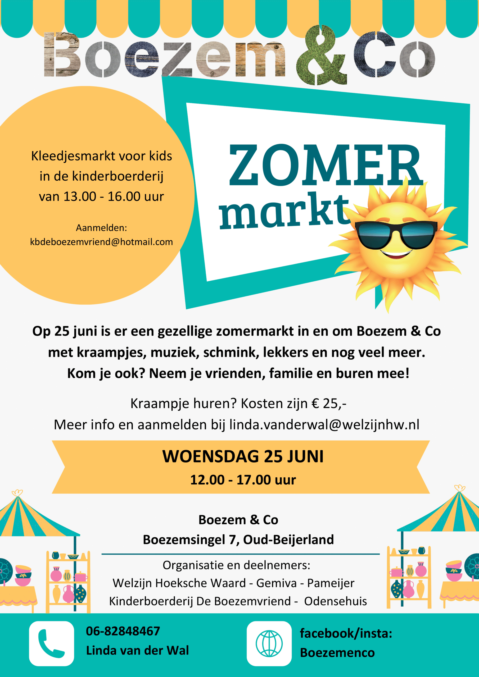 Zet het in de agenda: Zomermarkt Boezem & Co