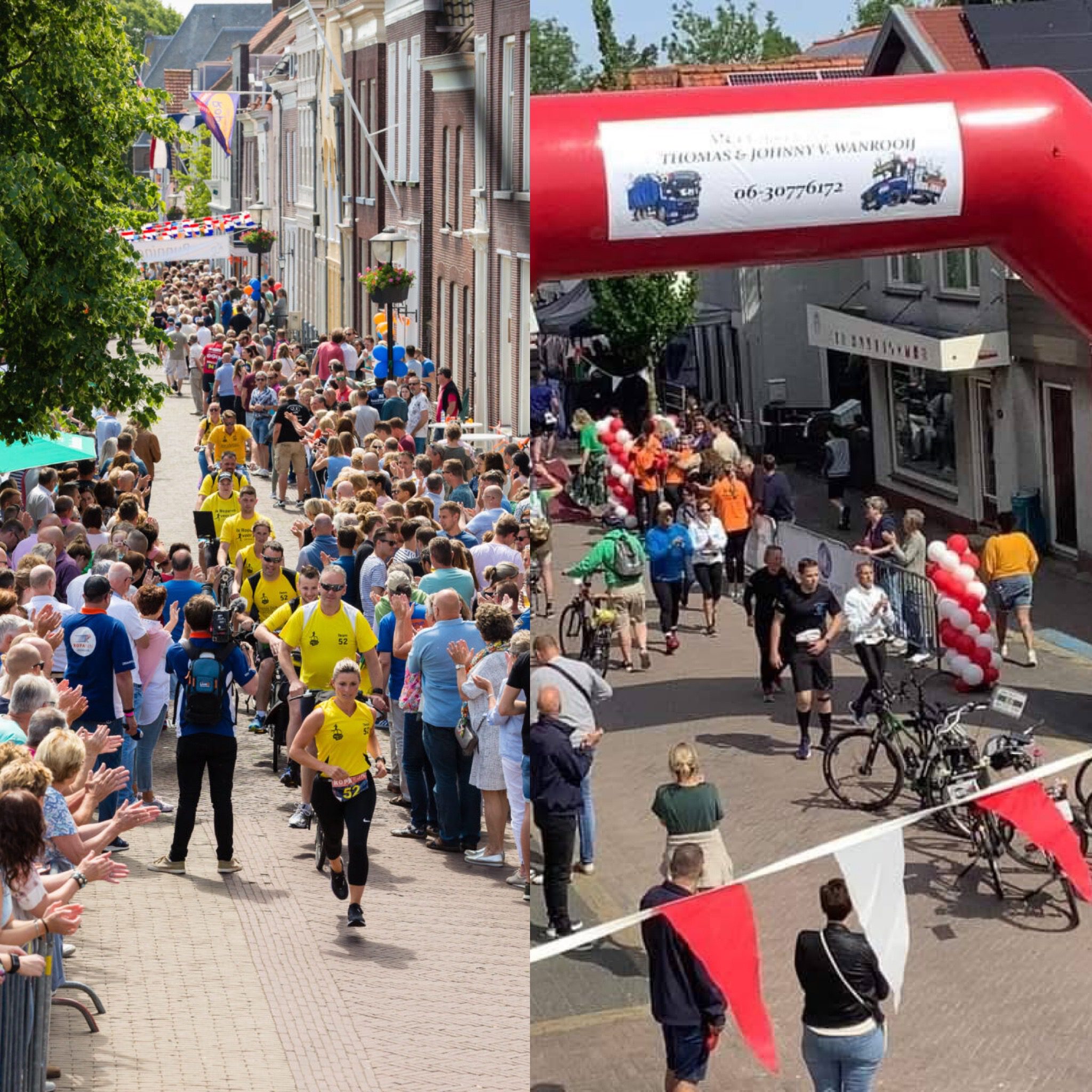 ???? Morgen (2e Pinksterdag) komt de Roparun door de Hoeksche Waard! Stuur je foto’s in! ????‍♀️????‍♂️