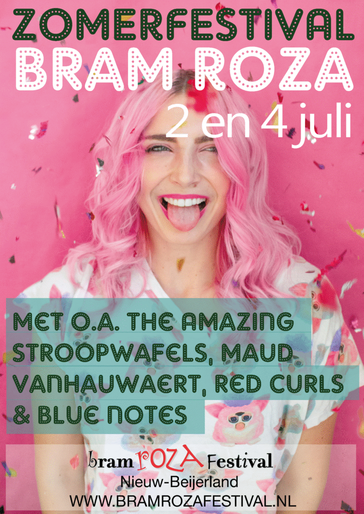 Schrijver Ernest van der Kwast op het Bram Roza Festival in Nieuw-Beijerland!