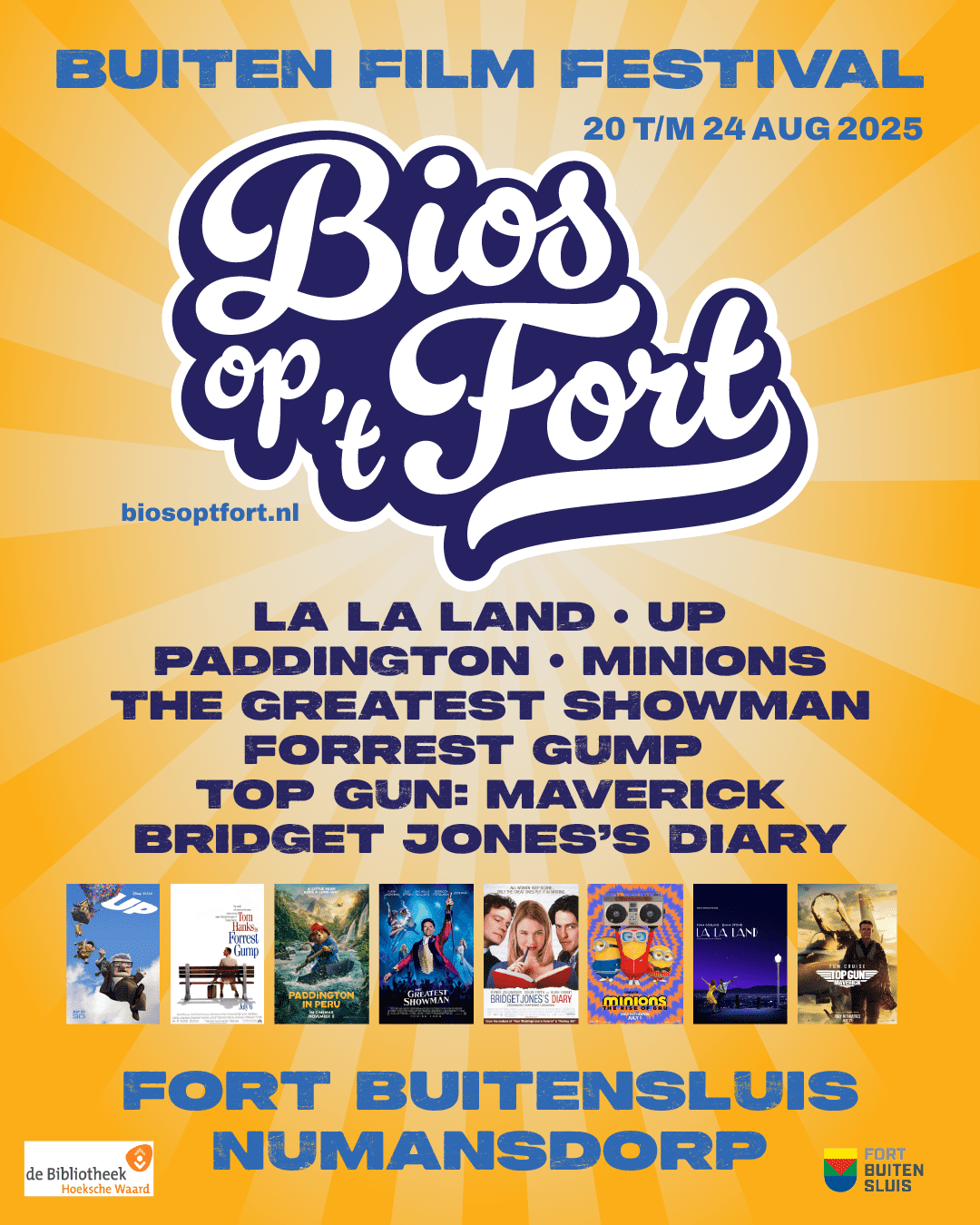 Na groot succes weer Bios op ‘t Fort deze zomer!