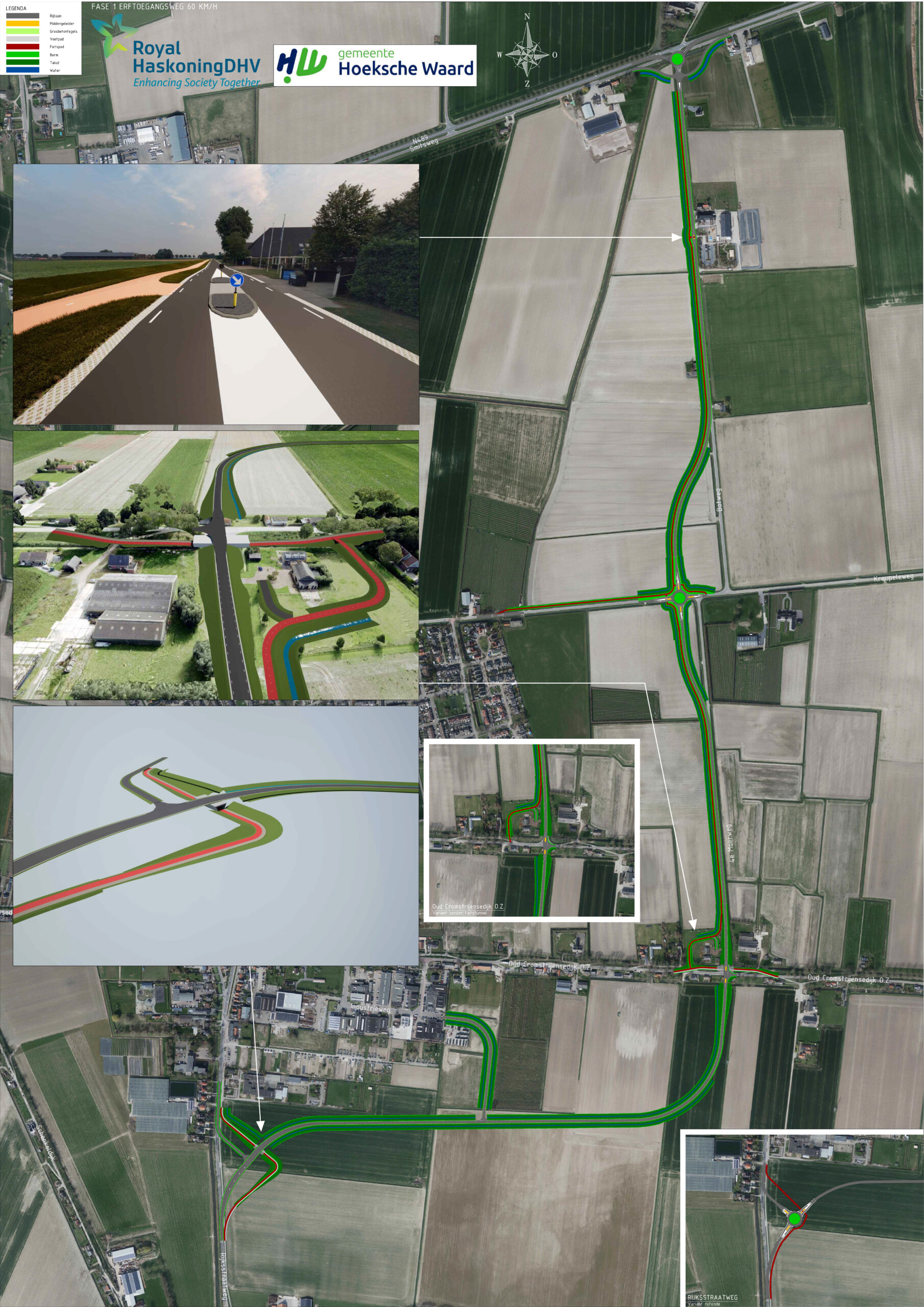 Het voorlopig ontwerp voor de korte randweg in Klaaswaal is klaar