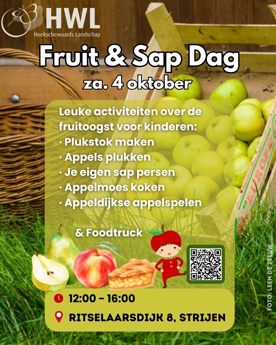 Kom naar de Fruit & Sap dag zaterdag 4 oktober