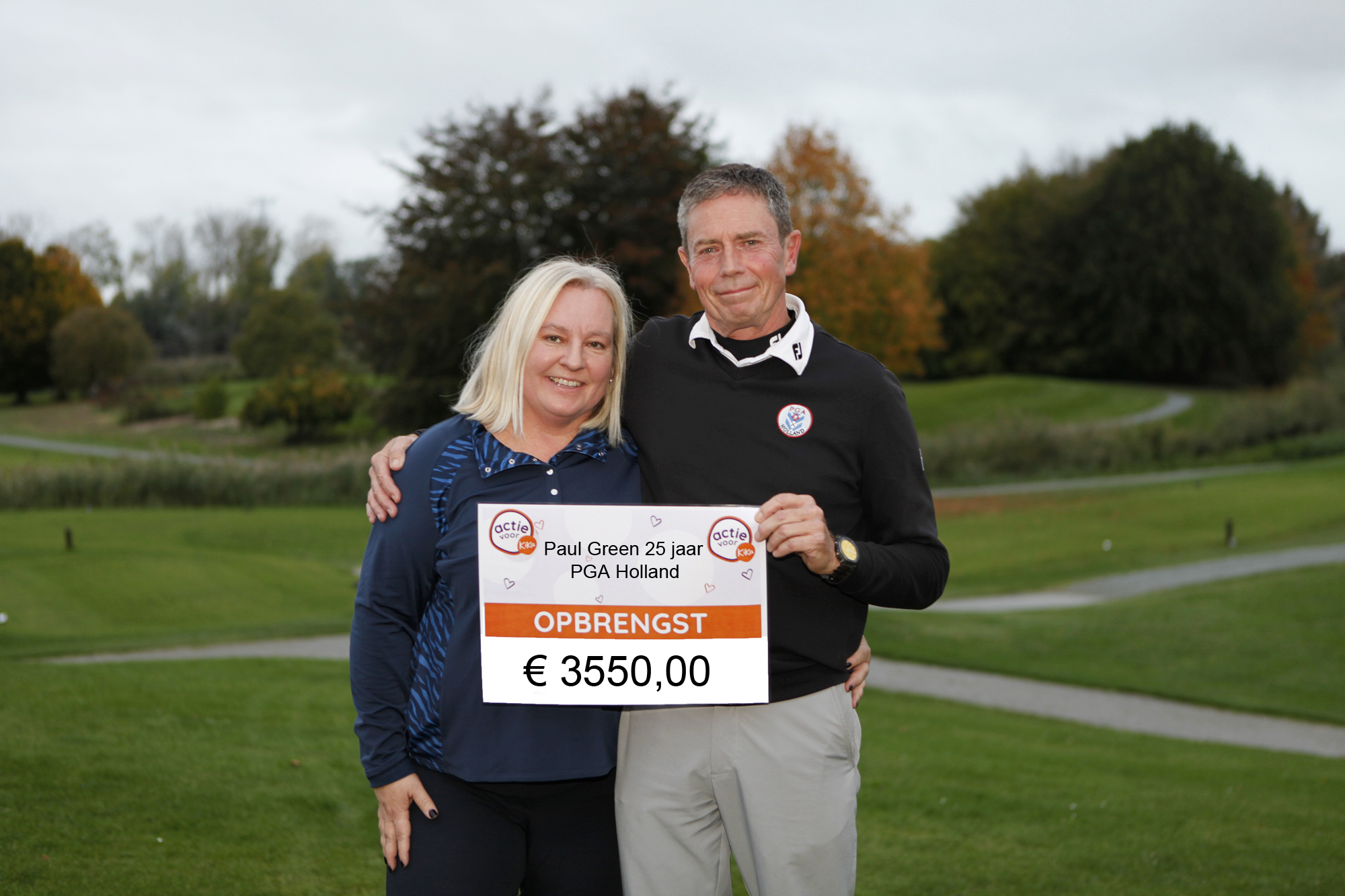 Golfdag levert € 3550 op voor KiKa