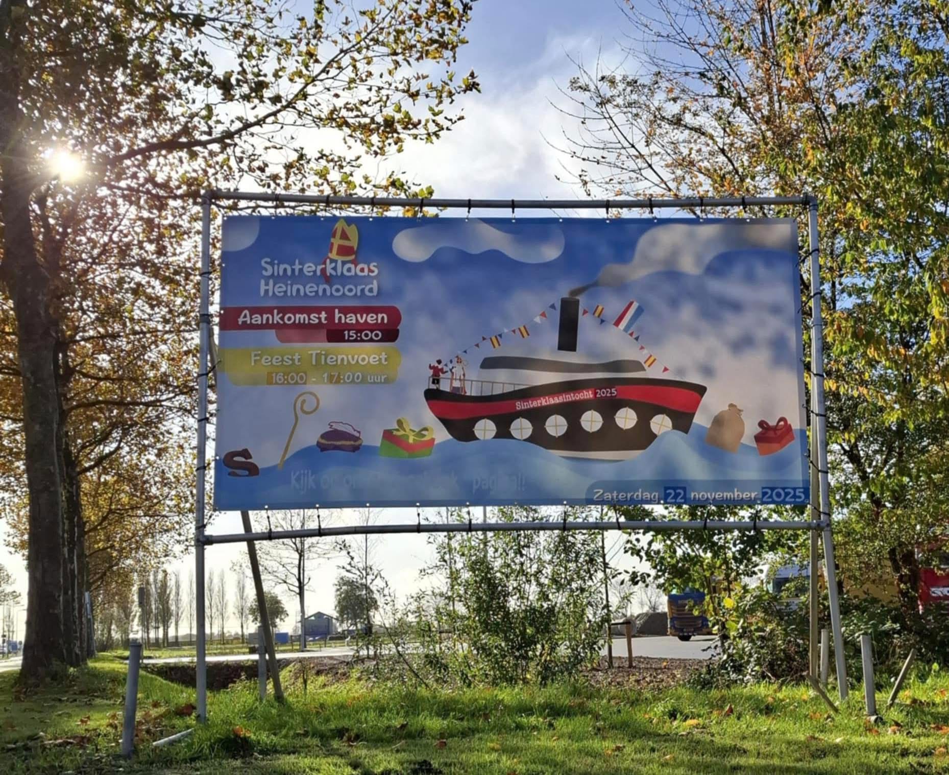 Sinterklaasintocht in Heinenoord: feestelijke intocht en groot kinderfeest in De Tienvoet