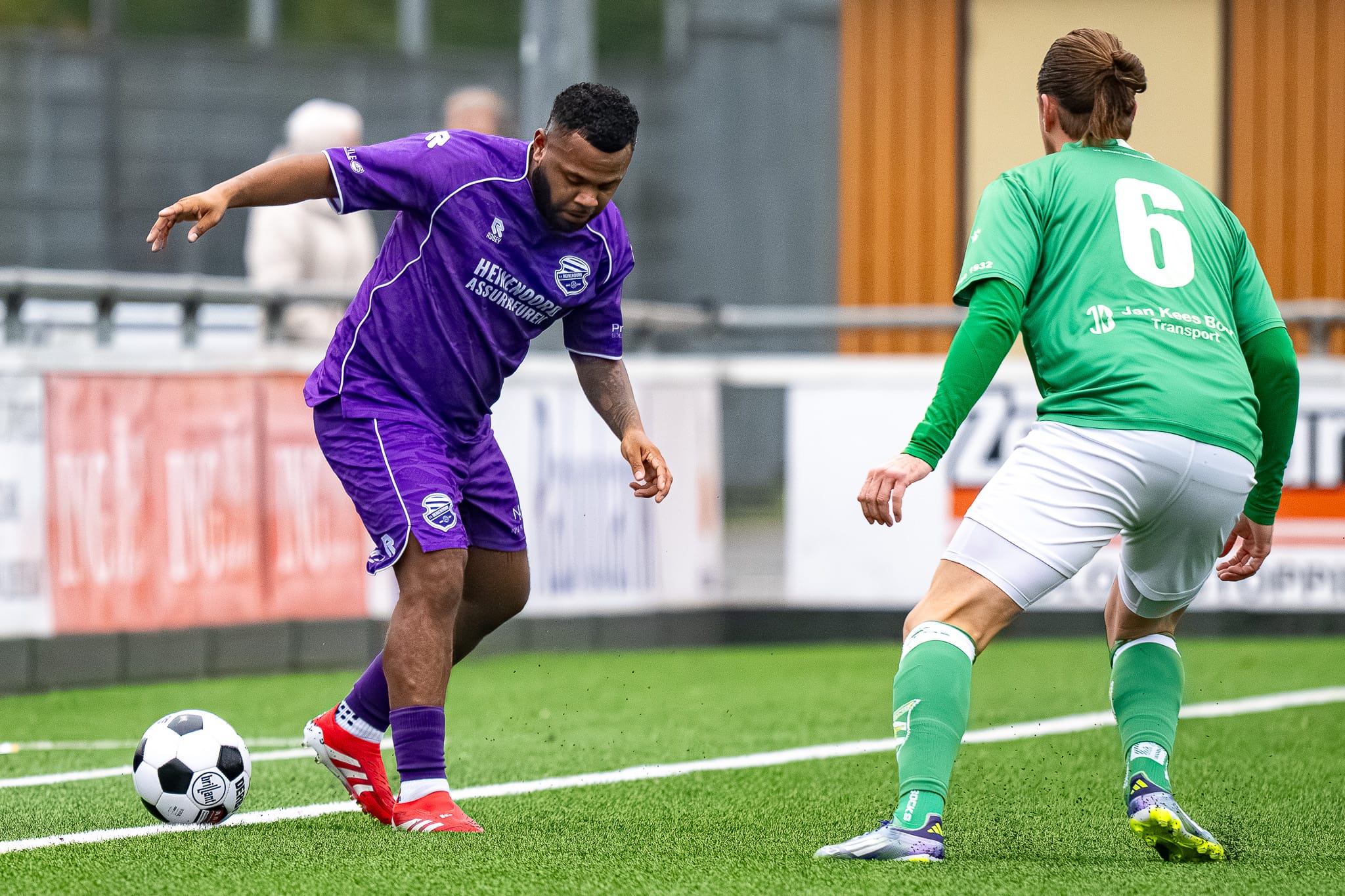 Heinenoord wint met 3-0 in Nieuw-Lekkerland, maar het duel bleef lang in balans
