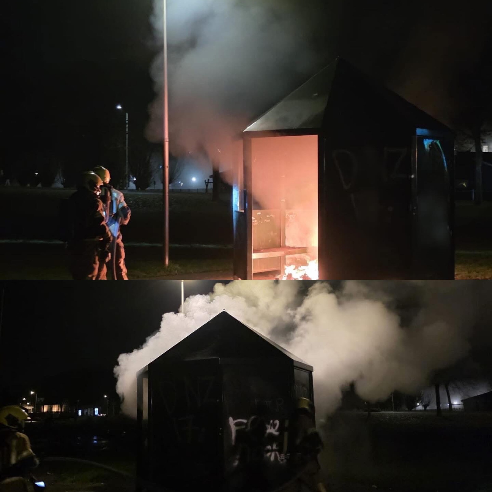Quizavond valt in het water door twee buitenbranden in Strijen
