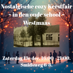 Cozy Kerstfair in den oude school van Westmaas brengt nostalgie tot leven