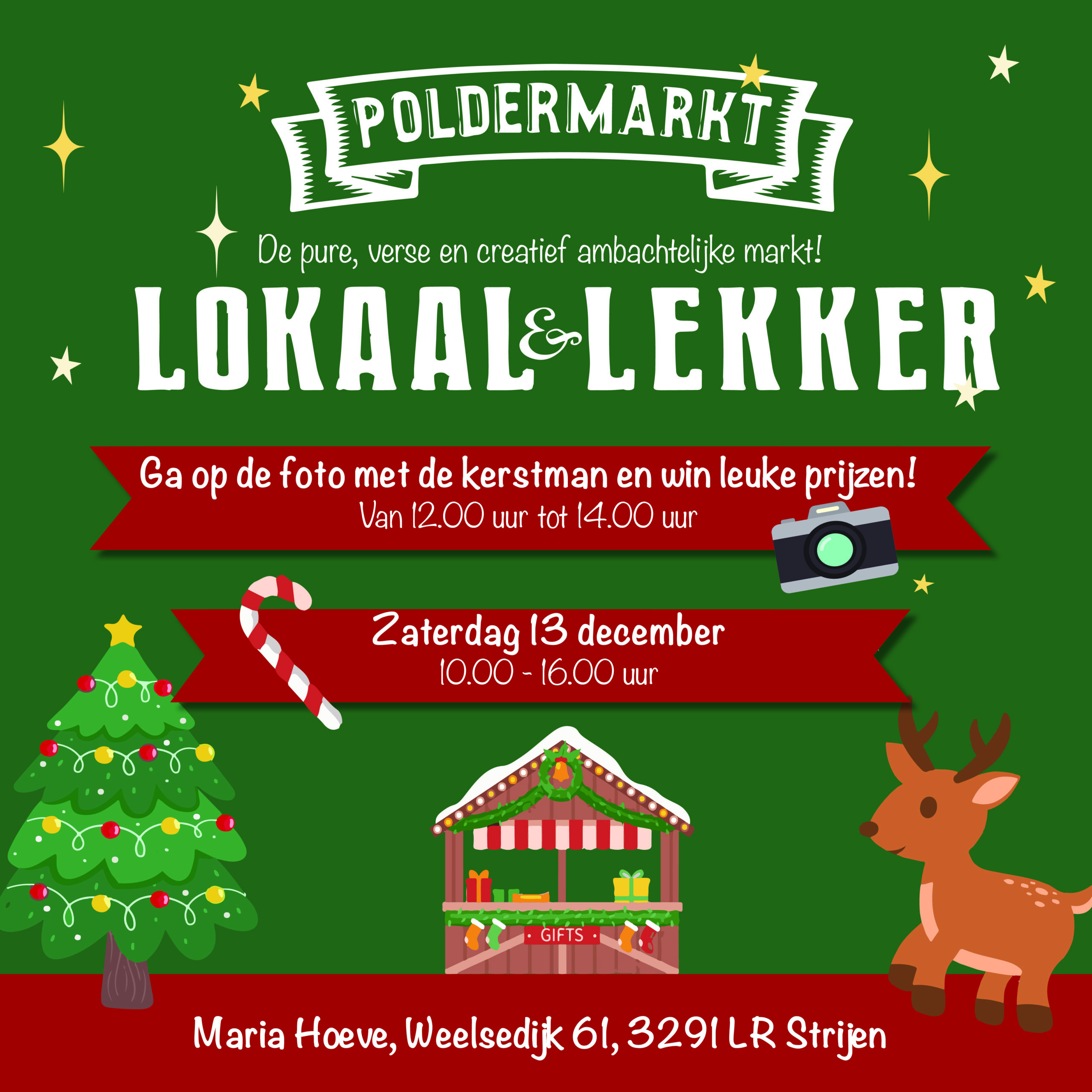 Kerst Poldermarkt Strijen brengt warmte in winterse boerderijschuur