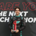 Kevin Stehouwer podium in Karting Championns League in KZ schakelklasse