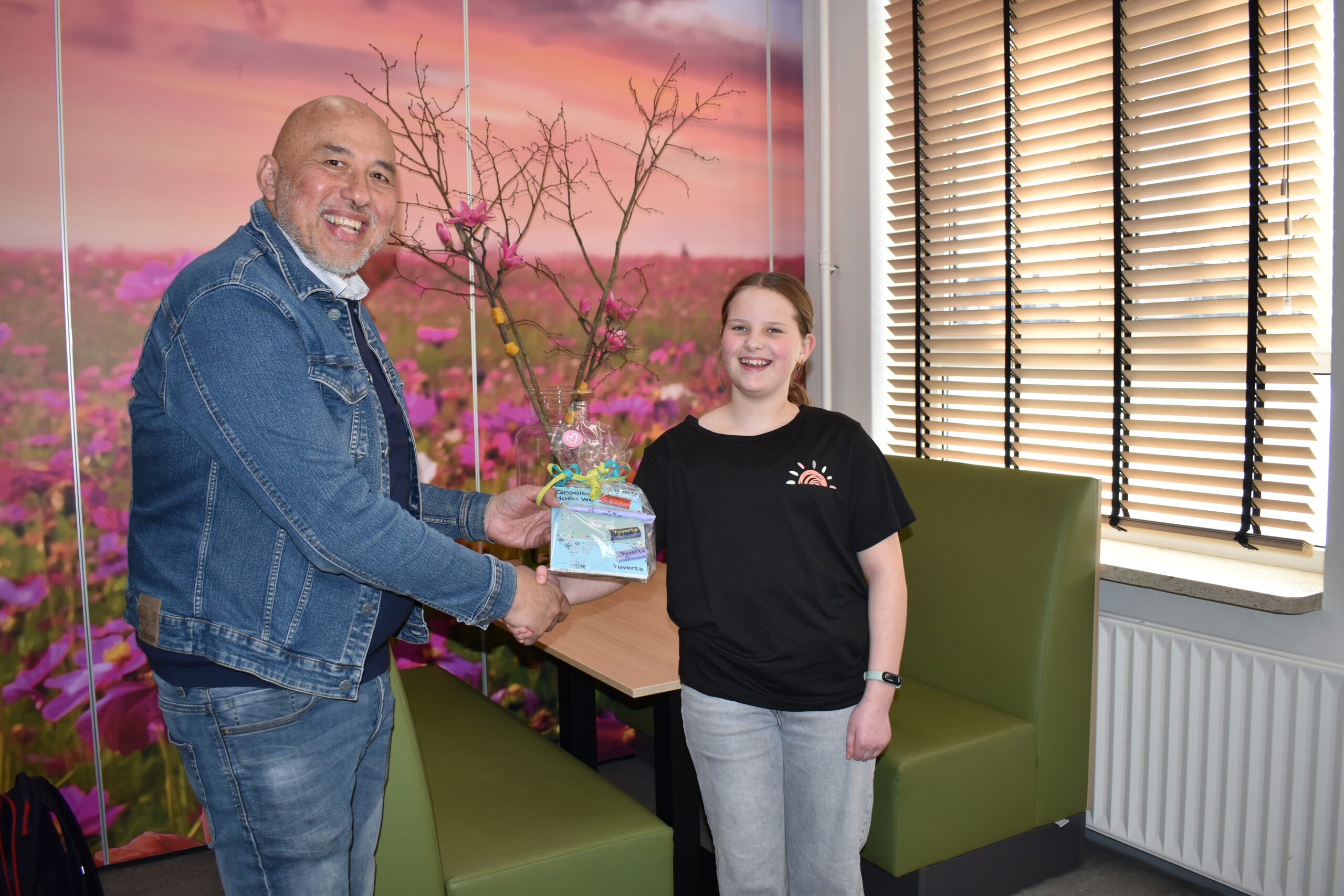 Celine valt in de prijzen op Yuverta VMBO Klaaswaal