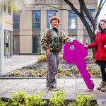 De sleuteluitreiking: een bijzonder moment. Foto: Jeffrey Groeneweg