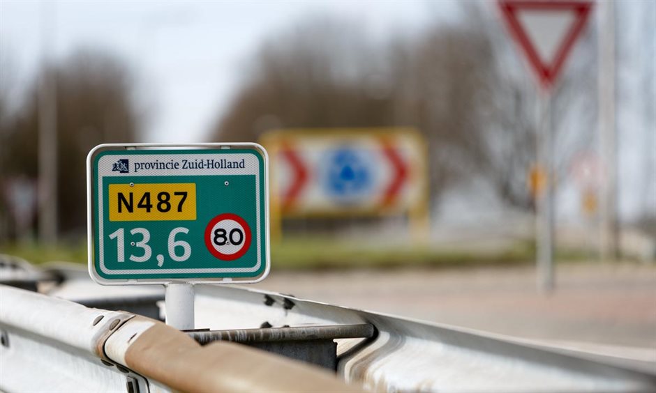 Afsluiting N487 Zuid-Beijerland richting Numansdorp in verband met spoedreparatie