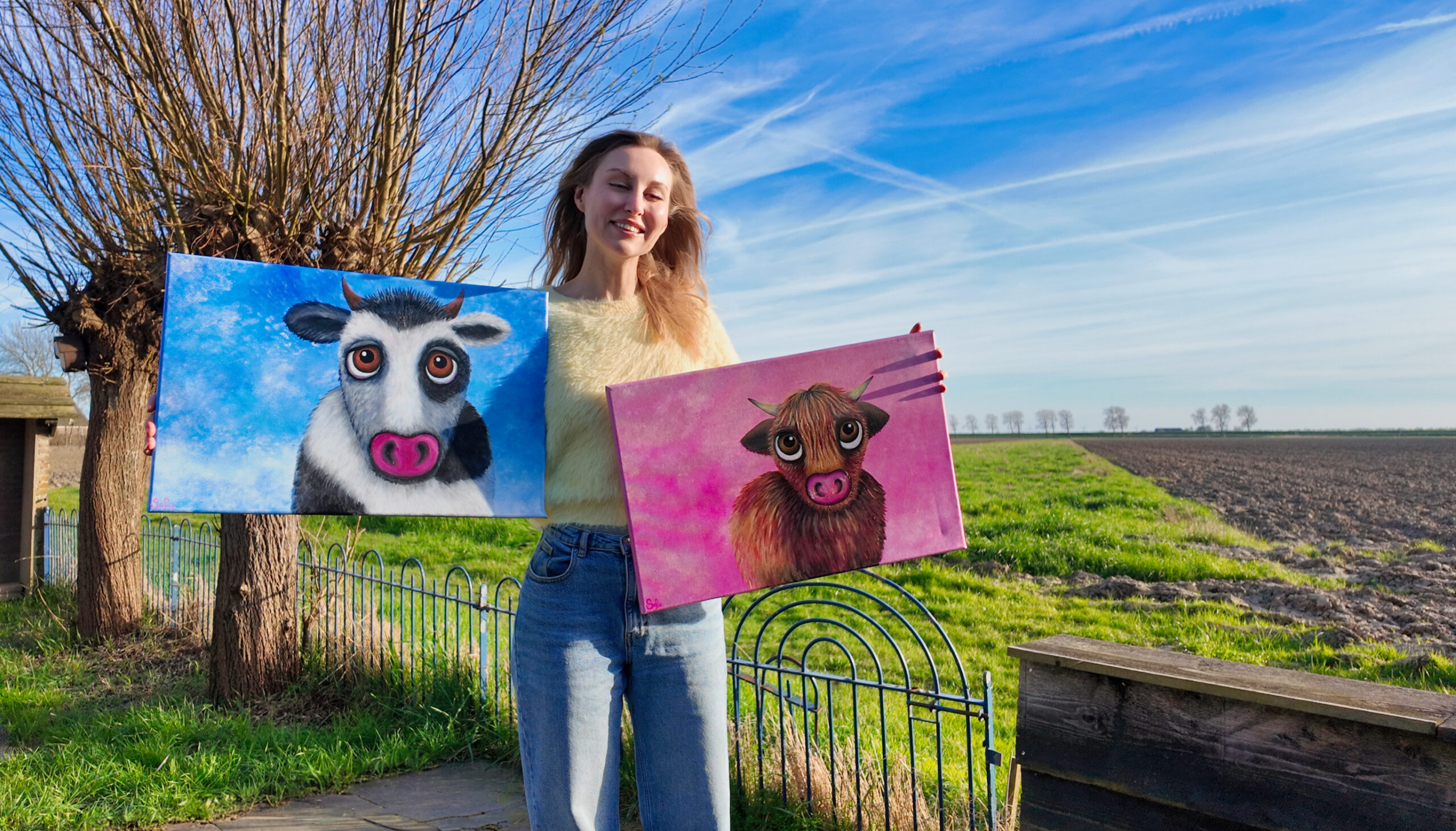 Kleurrijke expositie van Sofie Rozendaal in Nieuw-Beijerland