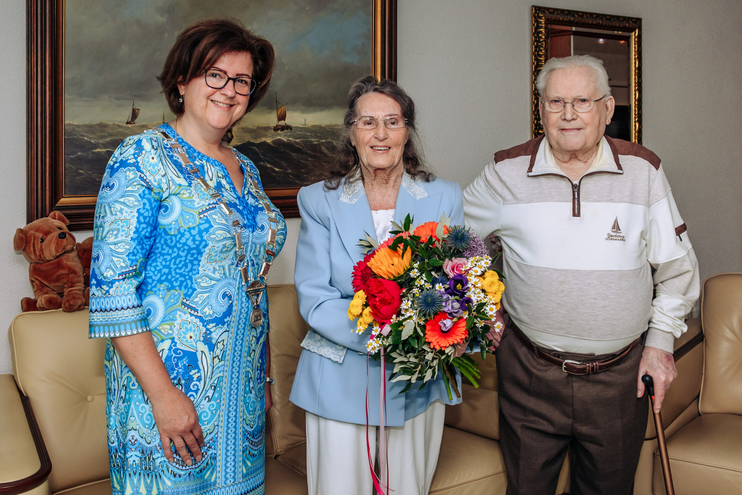 Echtpaar Bek-Kroep uit Mijnsheerenland viert platina huwelijksjubileum