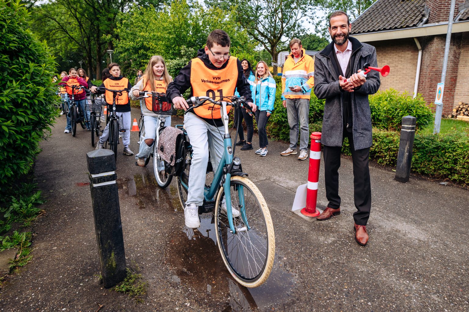 Verkeersexamens in Hoeksche Waard van start: ruim duizend leerlingen op de fiets
