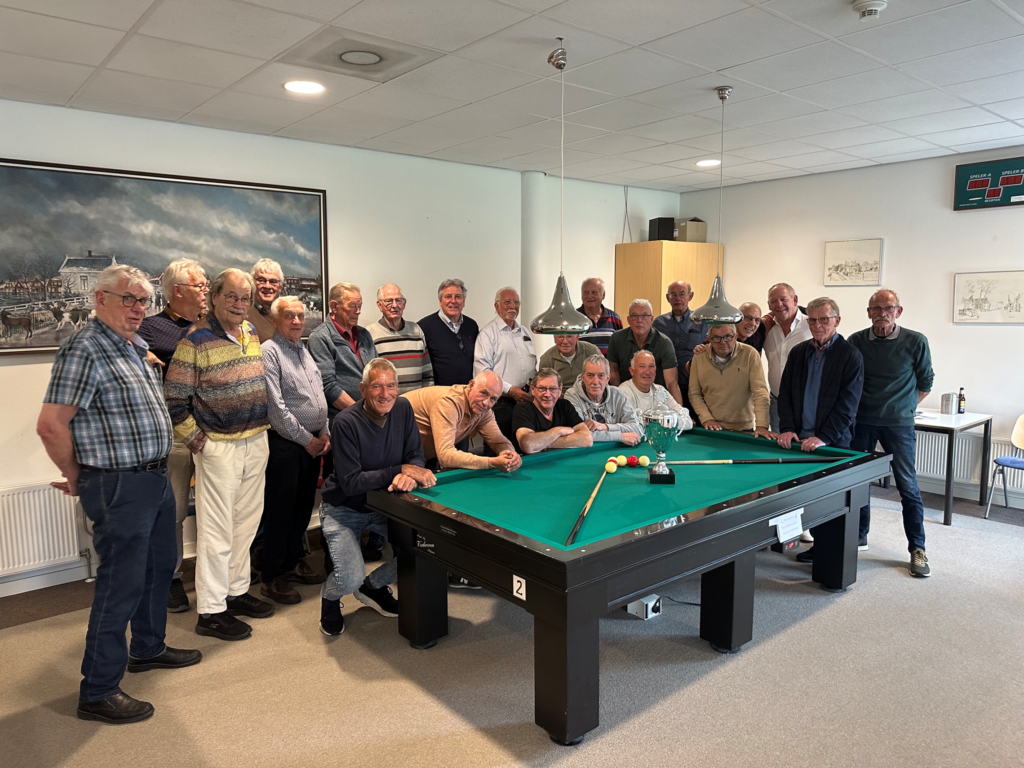 Biljartvereniging Strijen wint gezellige Tweekamp van ASG Biljart