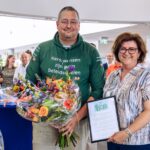 Raadslid Jolanda Koning, Oud Wethouder Renee Peters, Burgemeester Marjan Witte en communicatie medewerkster Suzanne Baljon - Foto Heijblom Fotografie