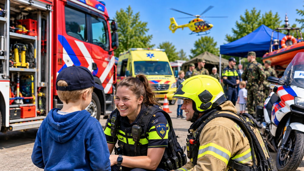Veiligheidsdag Hoeksche Waard: ontmoet hulpdiensten van dichtbij in Mijnsheerenland