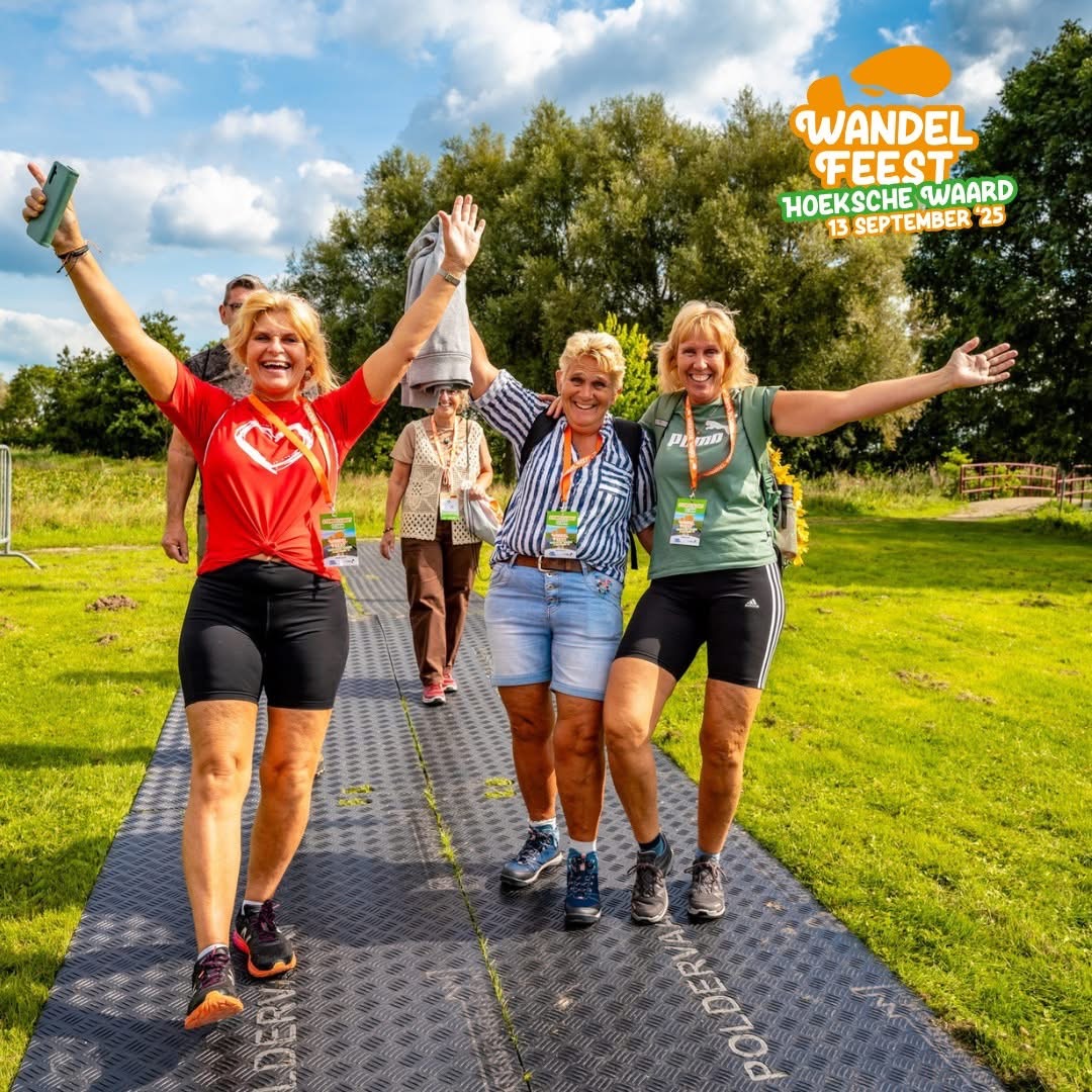 Laatste startbewijzen beschikbaar voor allerlaatste Wandel Feest Hoeksche Waard