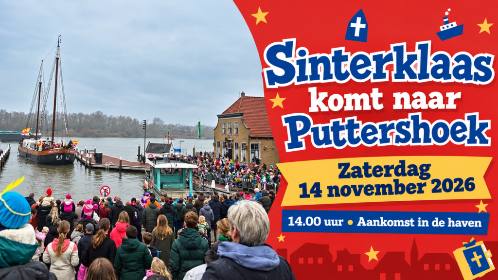 Sinterklaas komt op 14 november naar Puttershoek