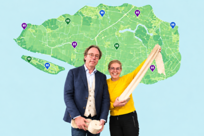 Coen Raijer (D66) en Jolanda Koning (CDA) zetten zich in voor meer beschikbare en toegankelijke toiletten in de Hoeksche Waard