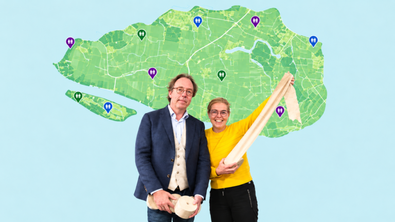 Coen Raijer (D66) en Jolanda Koning (CDA) zetten zich in voor meer beschikbare en toegankelijke toiletten in de Hoeksche Waard